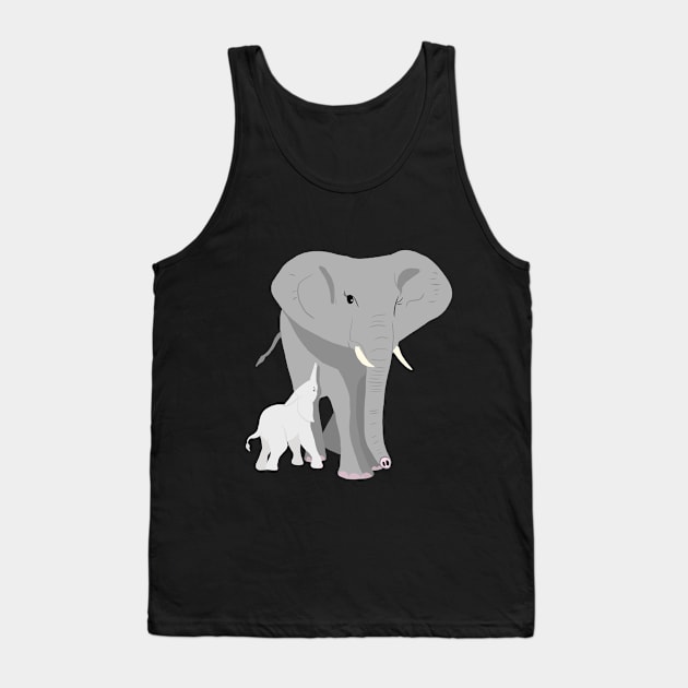 We, the Mammals - Elephant! Tank Top by Clarissa Mond